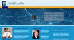Desktop Screenshot of matera.org.ar